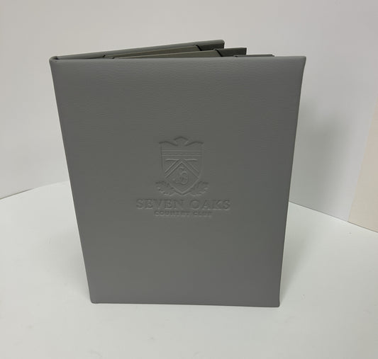 Two Panel 6-view Casebound Menu Cover & Holder  | 5 Pack