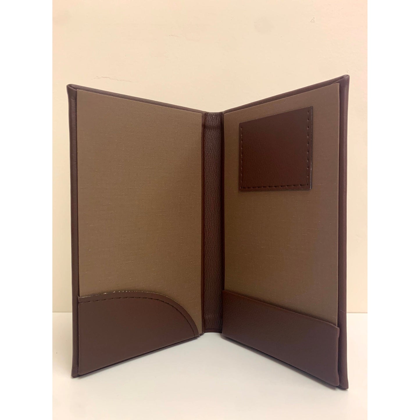 Premium Imitation Leather Check Presenters | 5 Pack