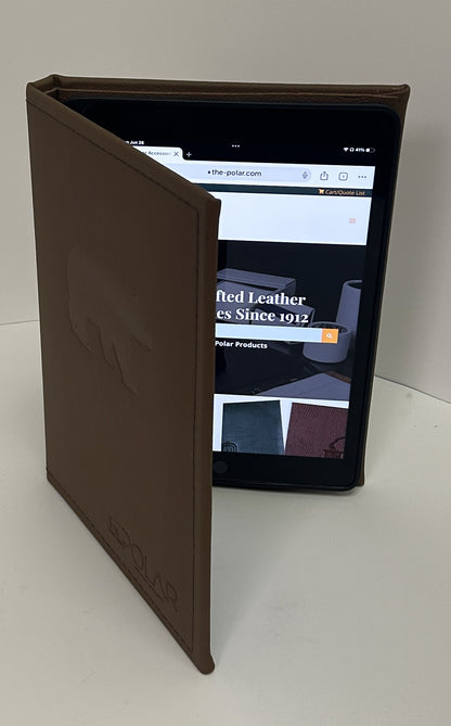 Personalized Leather Bound Tablet & iPad Cover