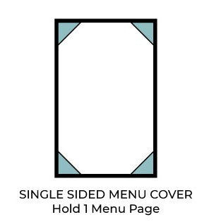 Single Panel 1-View Menu Cover & Holder | 10 Pack