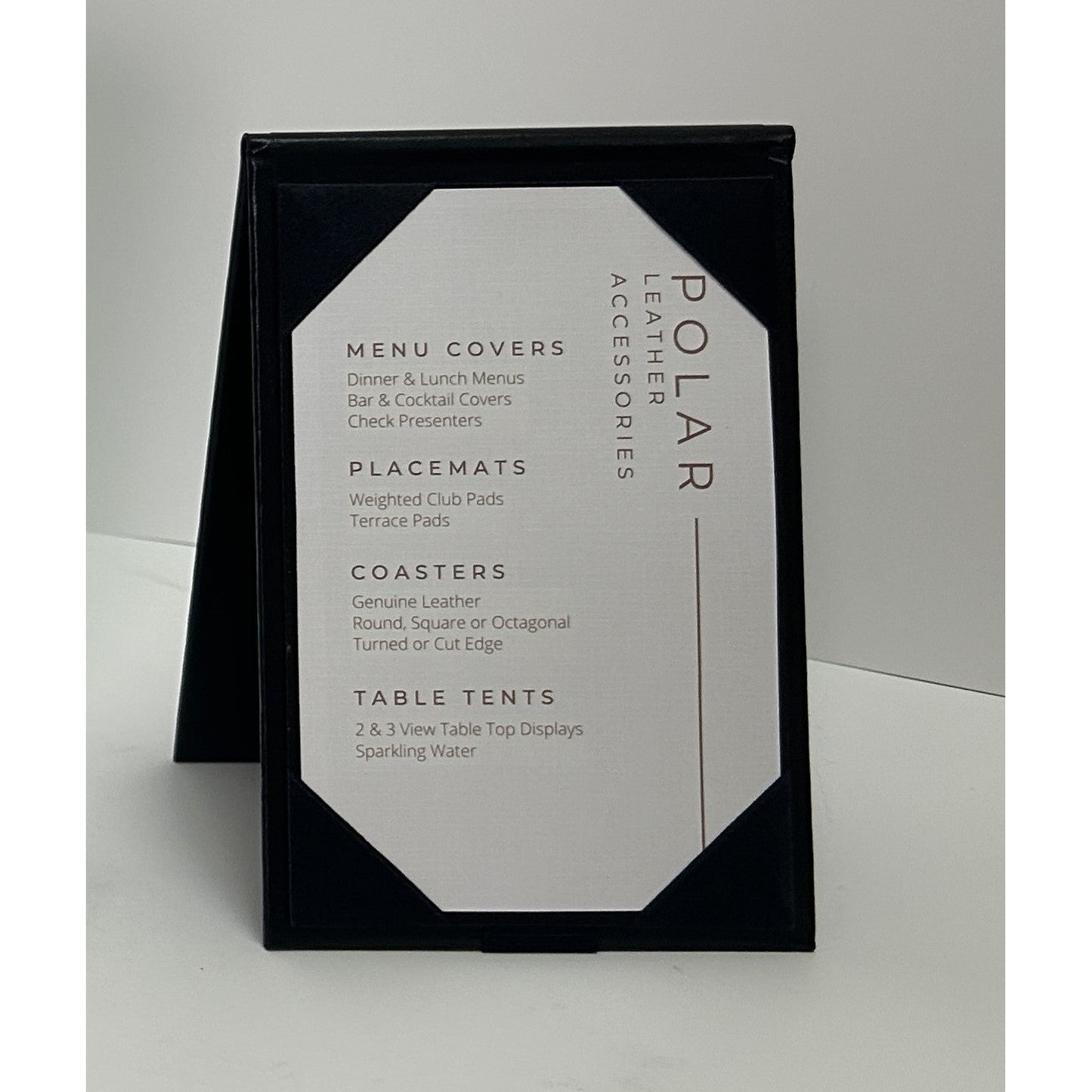 2 View A-Frame Table Tents | Tabletop Display | 5-pack