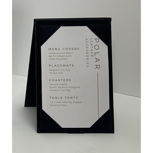 2 View A-Frame Table Tents | Tabletop Display | 5-pack