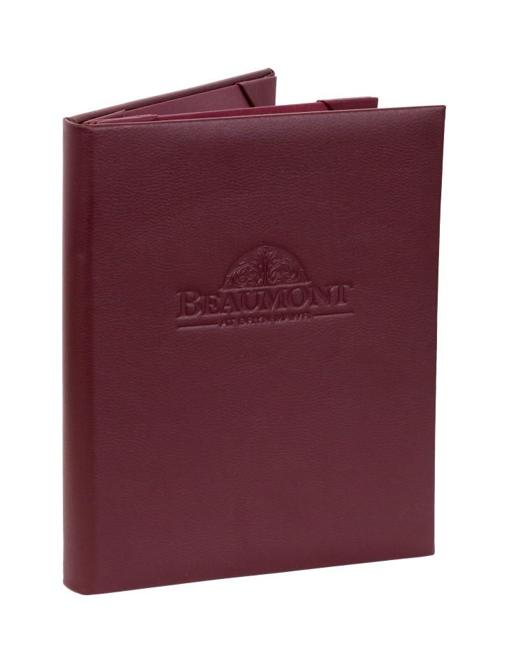 Two Panel 4-view Casebound Menu Cover  | 5 Pack