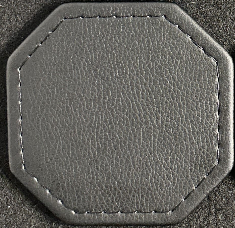 Premium Cut Edge Coasters | Polar Leather | 10 Pack