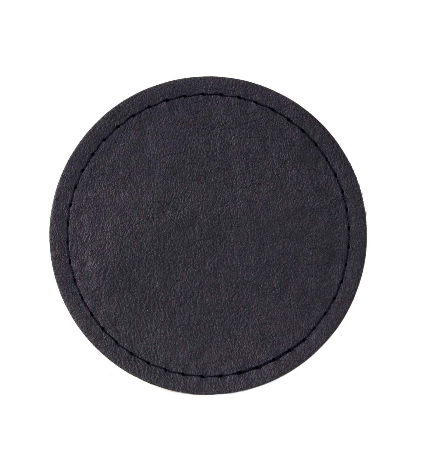 Premium Turned Edge Coasters | Polar Leather | 10 Pack