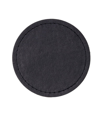 Premium Turned Edge Coasters | Polar Leather | 10 Pack